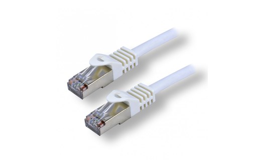 Câble ethernet RJ45 Cat 7 SSTP - MCL - 5 m - Blanc