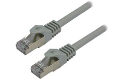 Câble ethernet RJ45 Cat 7 SSTP - MCL - 50 cm - Gris