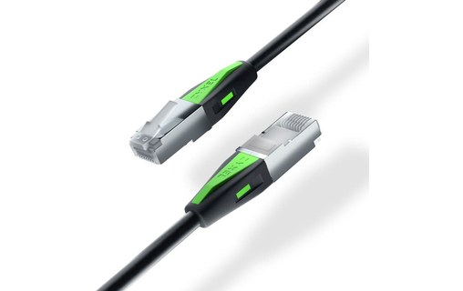 Câble ethernet RJ45 Cat 6a - ZyXEL - 3 m - Noir