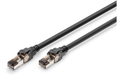 Câble ethernet RJ45 Cat 8.1 SSTP - Digitus - 1 m - Noir