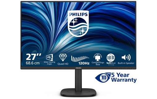 Écran 27" Philips 27B2N3500J/00 - 120 Hz