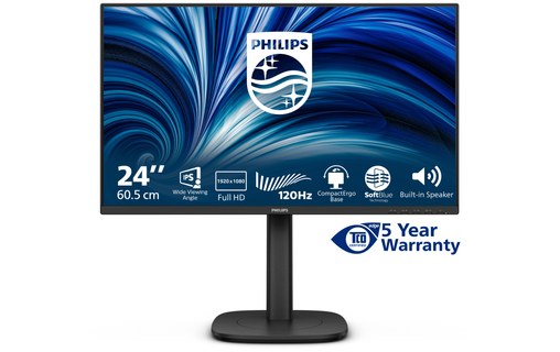 Écran 23,8" Philips 3000 series 24B2N3200J/00 - 120 Hz