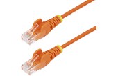 Câble ethernet RJ45 Cat 6 UTP - StarTech - 1,5 m - Slim - Orange