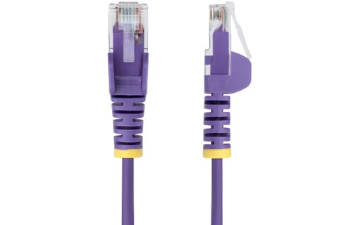 Câble ethernet RJ45 Cat 6 UTP - StarTech - 50 cm - Slim - Violet