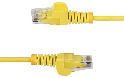 Câble ethernet RJ45 Cat 6 UTP - StarTech - 1,5 m - Slim - Jaune