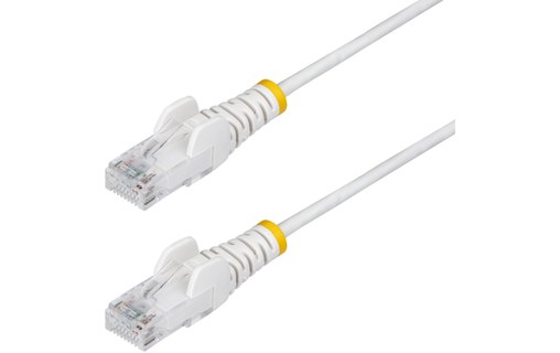 Câble ethernet RJ45 Cat 6 UTP - StarTech - 1,5 m - Slim - Blanc
