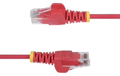 Câble ethernet RJ45 Cat 6 UTP - StarTech - 1,5 m - Slim - Rouge
