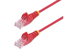 Câble ethernet RJ45 Cat 6 UTP - StarTech - 1,5 m - Slim - Rouge