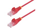 Câble ethernet RJ45 Cat 6 UTP - StarTech - 1,5 m - Slim - Rouge