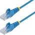 Câble ethernet RJ45 Cat 6 UTP - StarTech - 25 cm - Slim - Bleu