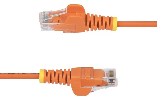 Câble ethernet RJ45 Cat 6 UTP - StarTech - 2 m - Slim - Orange