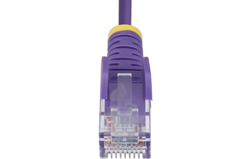 Câble ethernet RJ45 Cat 6 UTP - StarTech - 50 cm - Slim - Violet
