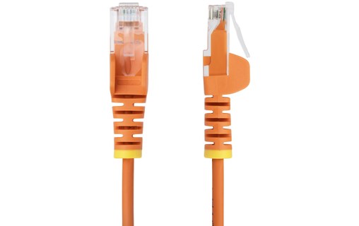 Câble ethernet RJ45 Cat 6 UTP - StarTech - 2 m - Slim - Orange
