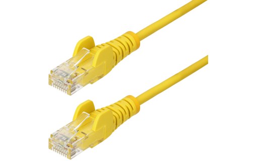 Câble ethernet RJ45 Cat 6 UTP - StarTech - 1,5 m - Slim - Jaune