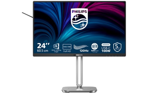 Écran 23,8" Philips 4000 series 24B2U4301/00 - 120 Hz USB-C