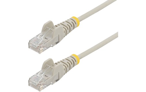 Câble ethernet RJ45 Cat 6 UTP - StarTech - 15 m - Slim - Gris