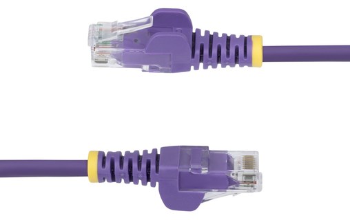 Câble ethernet RJ45 Cat 6 UTP - StarTech - 50 cm - Slim - Violet