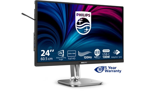 Écran 23,8" Philips 4000 series 24B2U4301/00 - 120 Hz USB-C