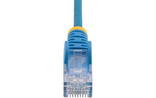 Câble ethernet RJ45 Cat 6 UTP - StarTech - 25 cm - Slim - Bleu