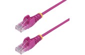 Câble ethernet RJ45 Cat 6 UTP - StarTech - 1 m - Slim - Rose
