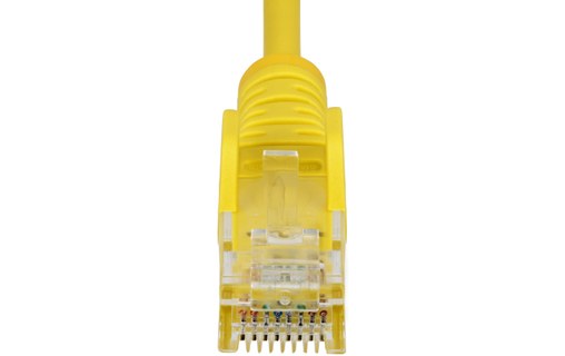 Câble ethernet RJ45 Cat 6 UTP - StarTech - 1,5 m - Slim - Jaune