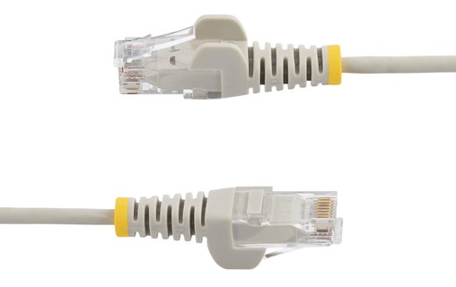 Câble ethernet RJ45 Cat 6 UTP - StarTech - 15 m - Slim - Gris