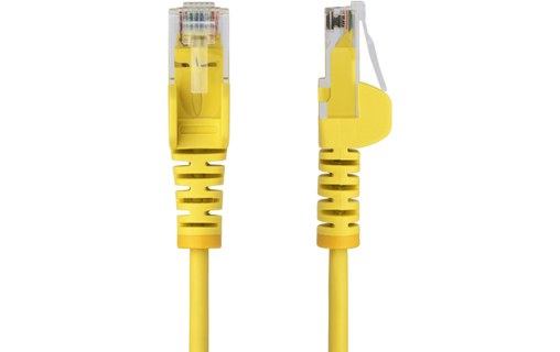 Câble ethernet RJ45 Cat 6 UTP - StarTech - 1,5 m - Slim - Jaune