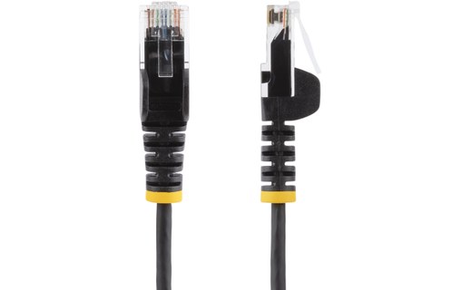 Câble ethernet RJ45 Cat 6 UTP - StarTech - 50 cm - Slim - Noir