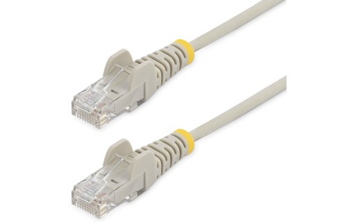 Câble ethernet RJ45 Cat 6 UTP - StarTech - 1 m - Slim - Gris