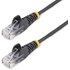 Câble ethernet RJ45 Cat 6 UTP - StarTech - 50 cm - Slim - Noir
