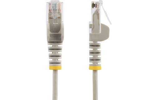Câble ethernet RJ45 Cat 6 UTP - StarTech - 1 m - Slim - Gris