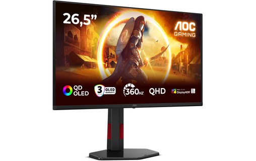 Écran Gaming 26,5" AOC G4 Q27G4SDR - QD OLED 360 Hz