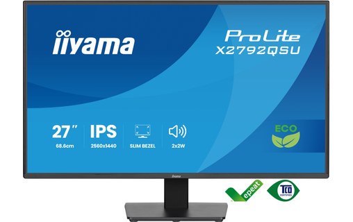 Écran 27" iiyama ProLite X2792QSU-B1 - 120 Hz