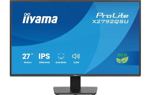 Écran 27" iiyama ProLite X2792QSU-B1 - 120 Hz