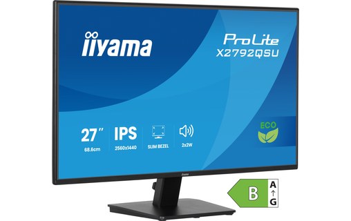 Écran 27" iiyama ProLite X2792QSU-B1 - 120 Hz