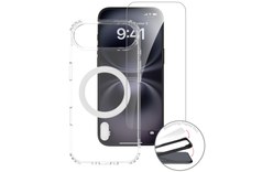 Coque MagSafe pour iPhone Air - 4Smarts 360° Premium - Transparente