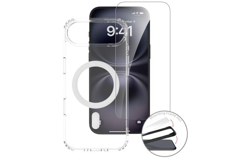 Coque MagSafe pour iPhone Air - 4Smarts 360° Premium - Transparente