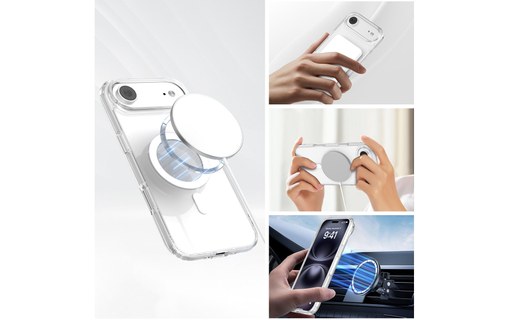 Coque MagSafe pour iPhone Air - 4Smarts 360° Premium - Transparente