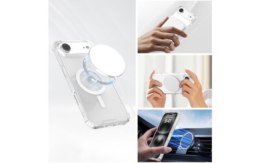 Coque MagSafe pour iPhone Air - 4Smarts Ibiza - Transparente