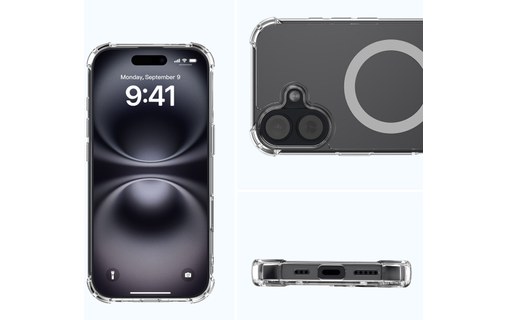 Coque MagSafe pour iPhone 17 - 4Smarts Ibiza - Transparente