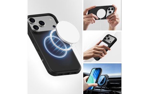Coque MagSafe pour iPhone 17 Pro - 4Smarts Cupertino - Noire
