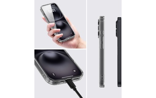 Coque MagSafe pour iPhone 17 - 4Smarts 360° Premium - Transparente