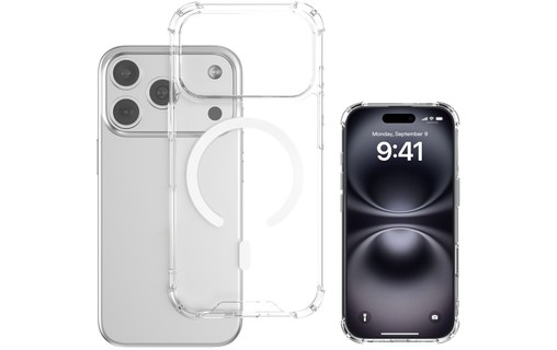 Coque MagSafe pour iPhone 17 Pro - 4Smarts Ibiza - Transparente