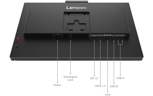 Écran 27" Lenovo ThinkVision T27QD-4v - 120 Hz USB-C