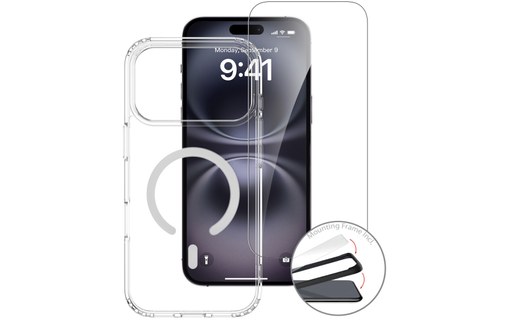 Coque MagSafe pour iPhone 17 Pro Max - 4Smarts 360° Premium - Transparente