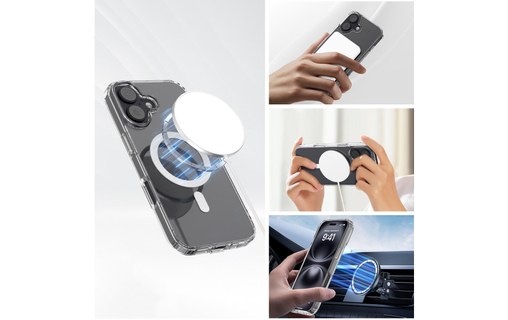 Coque MagSafe pour iPhone 17 - 4Smarts 360° Premium - Transparente