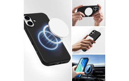 Coque MagSafe pour iPhone 17 - 4Smarts Cupertino - Noire