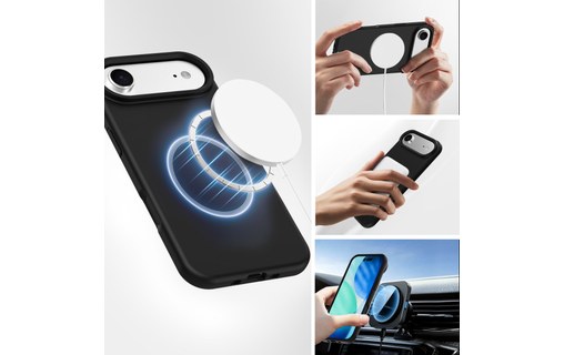Coque MagSafe pour iPhone Air - 4Smarts Cupertino - Noire