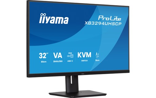 Écran 31,5" iiyama XB3294UHSCP-B1 - 4K