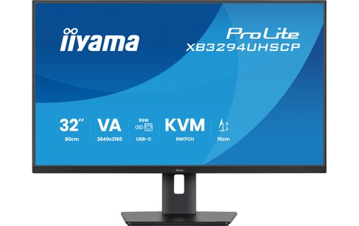 Écran 31,5" iiyama XB3294UHSCP-B1 - 4K